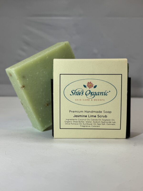 Jasmine Lime Scrub Therapeutic Soap