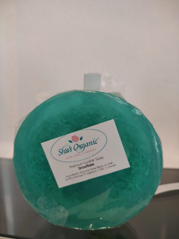 Snowflake Loofah Soap