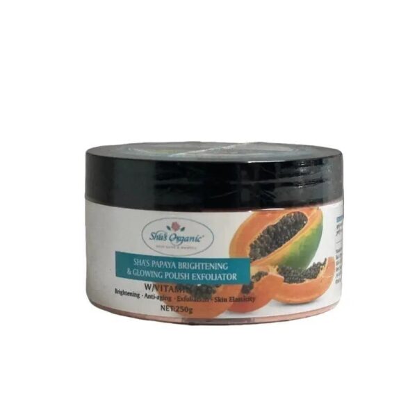 Sha's Papaya Brightening Polish Exfoliator - Image 2