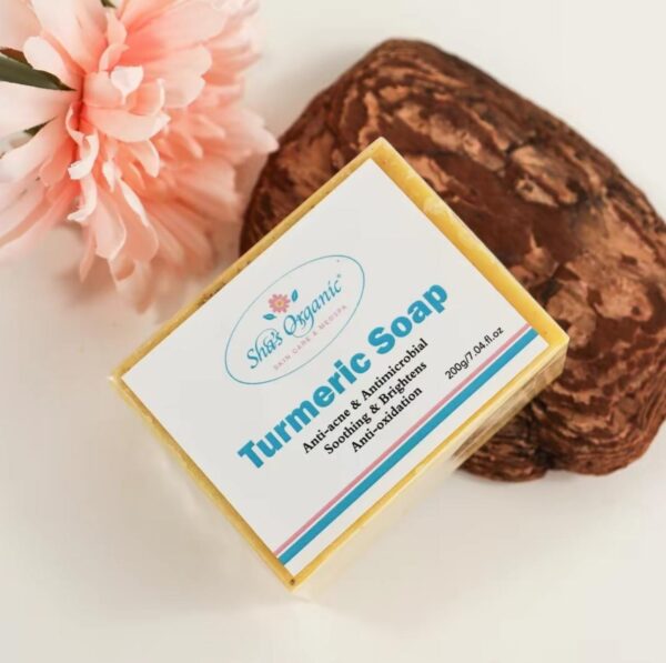 Sha's Organic Turmeric Soap - Image 2