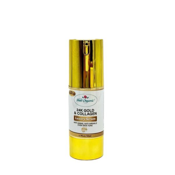 The New Improved 24k Gold and Collagen Skincare Package Set - With Retinol and Collagen for Anti-Aging and Facial Radiance Radiant Smooth Hydrate Serum - Image 4
