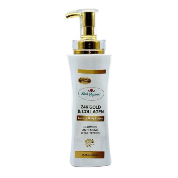 The New Improved 24k Gold and Collagen Skincare Package Set - With Retinol and Collagen for Anti-Aging and Facial Radiance Radiant Smooth Hydrate Serum - Image 2