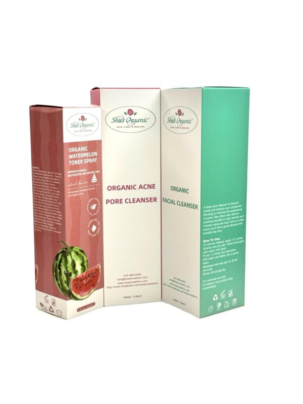 Briana’s Pick #1 Triple Facial Cleanser Package Set - For All Skin Types and Pore Control Watermelon Toner Spray Face Wash