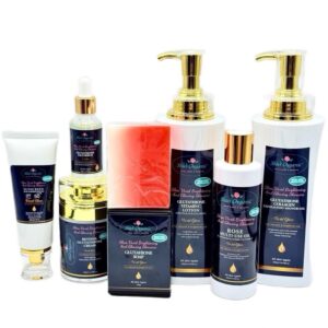 Shas Vivid brightening and glowing Package Set - For Nourishing All Skin Types Glow Collagen Vitamins Skincare Jojoba Comfort Gentle Hypoallergenic